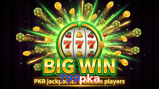 Big win animation on 799Pka slot game